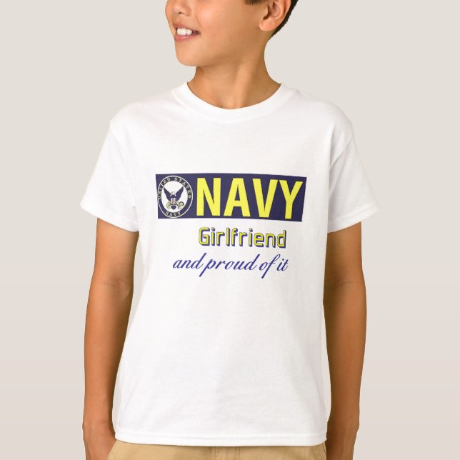 T-shirt Petite amie de la Marine (Devant)