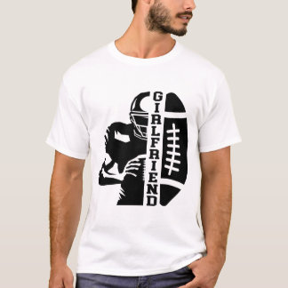T-shirt Petite Amie Football Petite Amie D'Un Playe De Foo