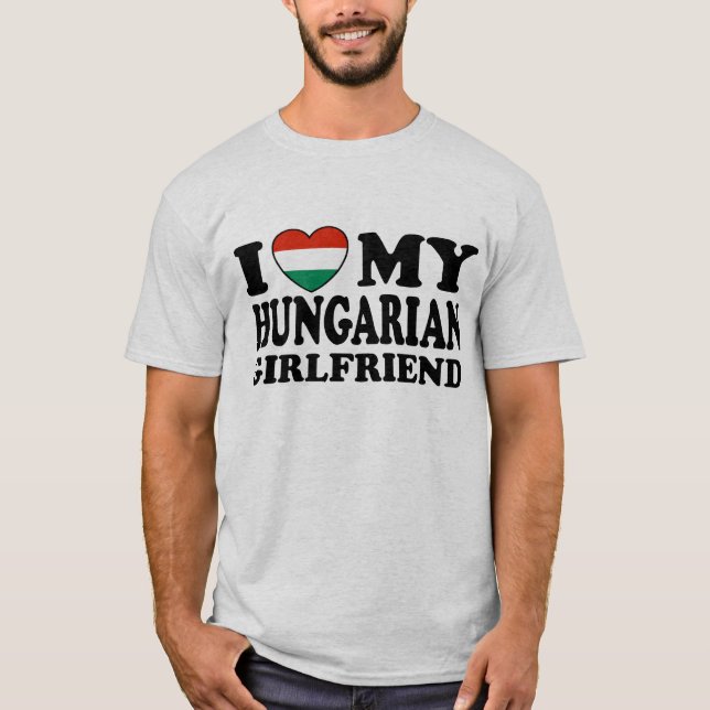 T-shirt Petite amie hongroise (Devant)