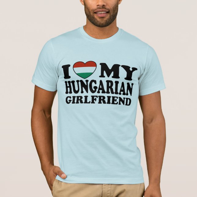T-shirt Petite amie hongroise (Devant)