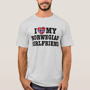 T-shirt Petite amie norvégienne