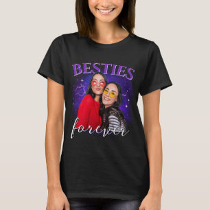 T-shirt Petite amie Photo personnalisée Vintage Bootleg Ra