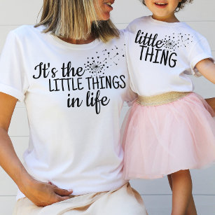T-shirt Petite Chose Coeurs Dandelion Maman Costume pour e