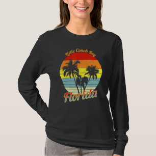 T-shirt Petite Clé Conch Floride Rétro Palmiers Tropicaux