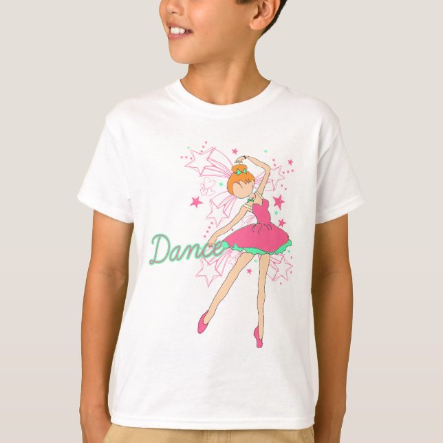 T-shirt Petite danseuse de ballet Jazzy (Devant)