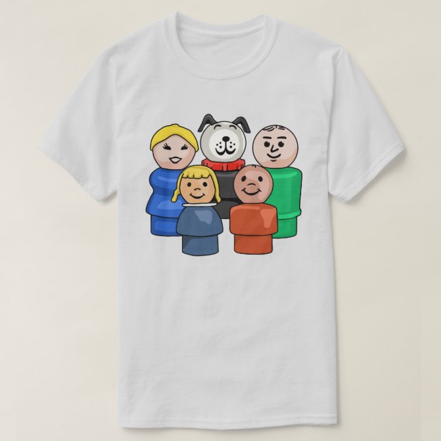 T-shirt Petite famille ronde (Design devant)