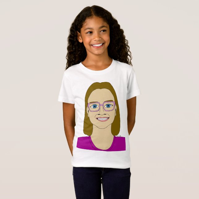 T-shirt petite fille (Devant entier)
