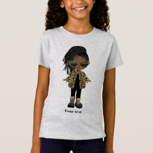 T-Shirt Petite fille africaine américaine