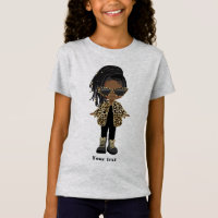 Petite fille afro-américaine