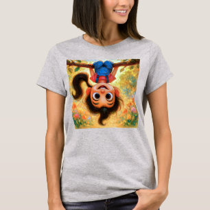 T-shirt Petite fille amusante