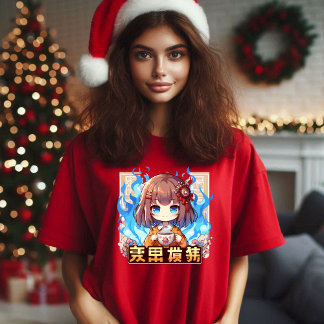 T-shirt Petite fille Anime | Caractère Anime