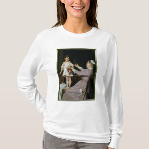 T-shirt Petite fille avec une poupée et son infirmière,