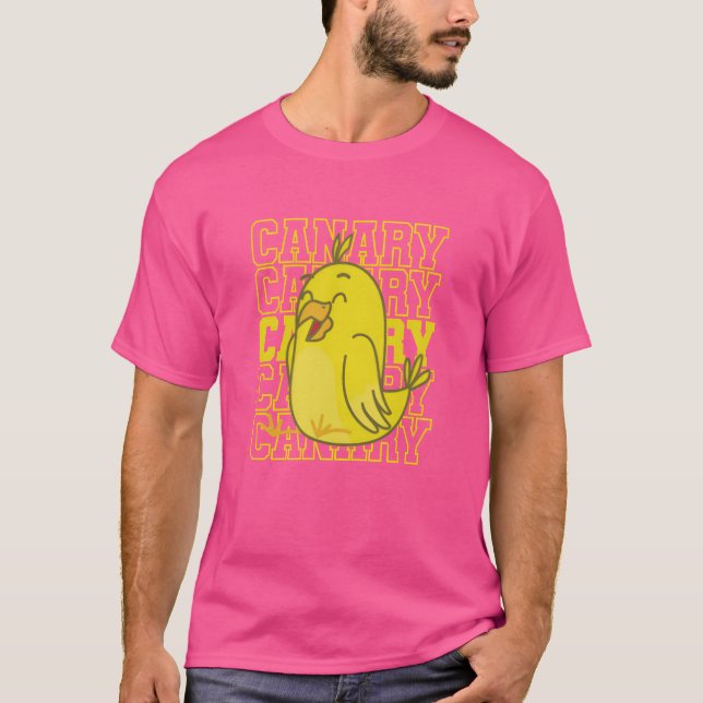 T-shirt Petite fille canarienne jaune (Devant)