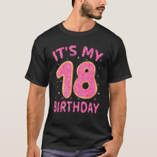 T-shirt Petite fille garçon 18 ans C'est mon 18e anniversa