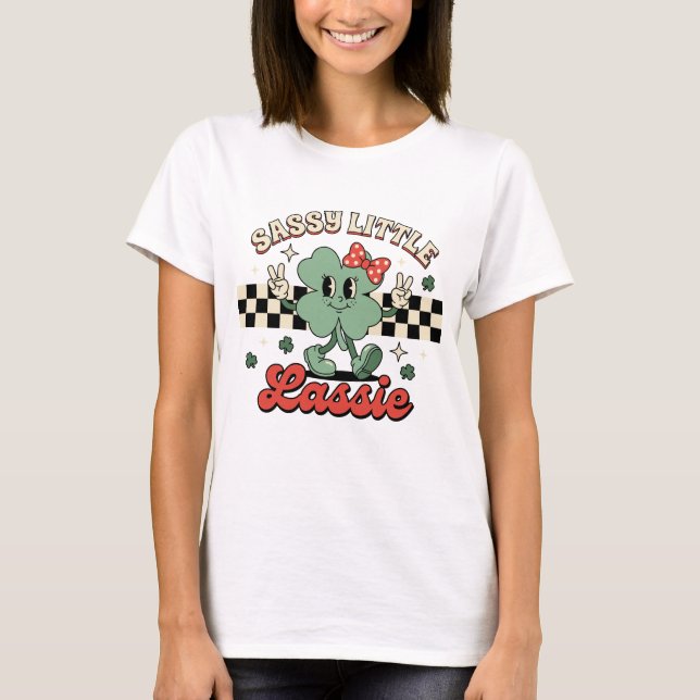 T-shirt Petite fille impertinente Saint-Patrick Saint-Patt (Devant)