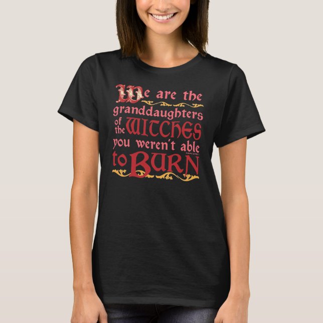 T-shirt Petite-filles des sorcières (Devant)