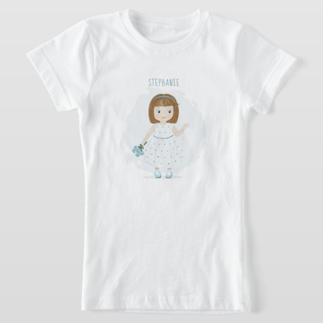 T-Shirt Petite Fleur Sauvage Anniversaire (Poser)