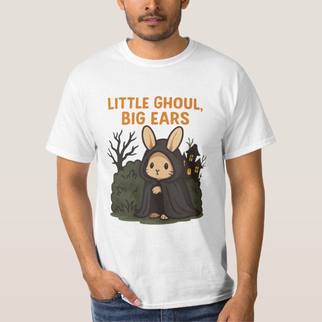 T-shirt Petite Ghoul Grosse Oreilles Chemises d'Halloween (Devant)