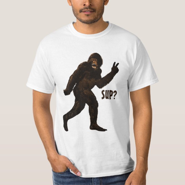 T-shirt Petite gorgée de paix de Bigfoot ? (Devant)