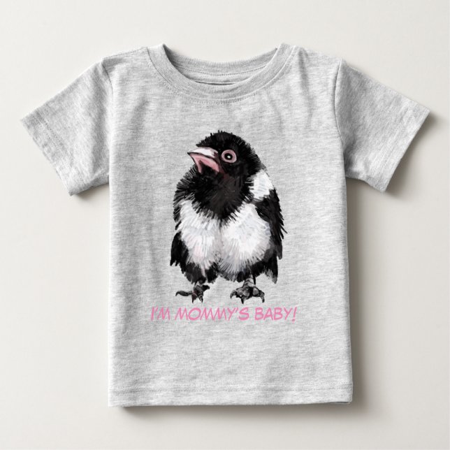 T-shirt petite magpie (Devant)