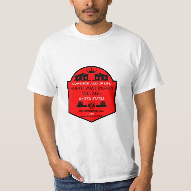 T-shirt Petite Maison Communautés éditable (Devant)