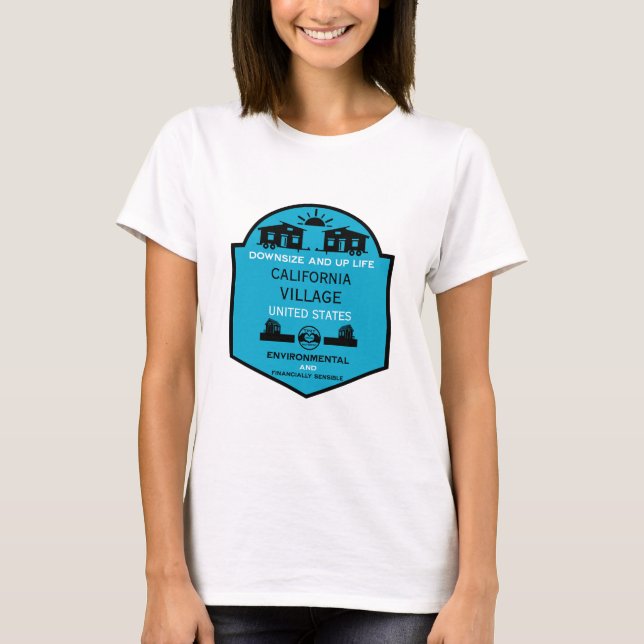 T-shirt Petite Maison Communautés éditable (Devant)