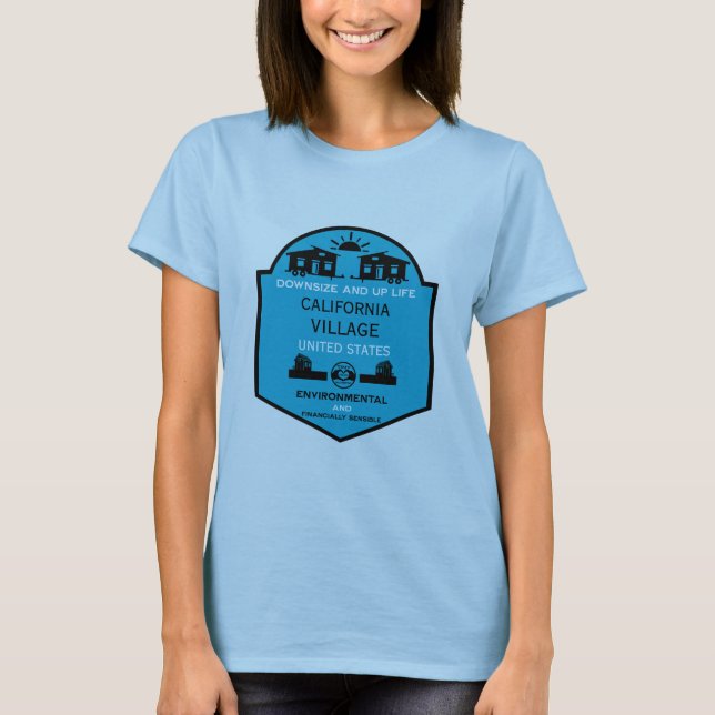 T-shirt Petite Maison Communautés éditable (Devant)