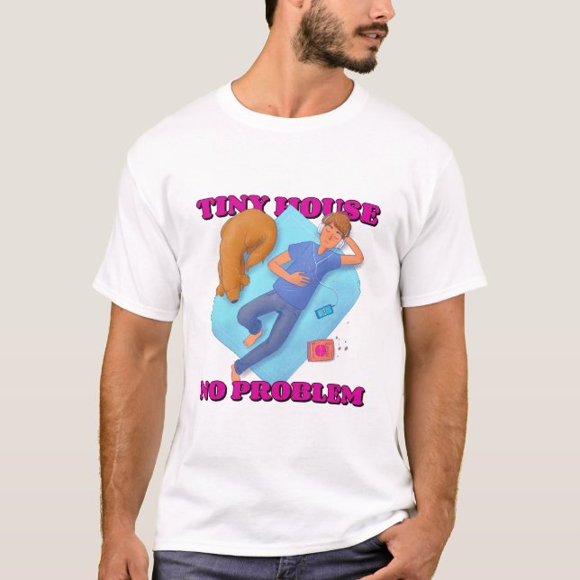 T-shirt Petite Maison, Pas De Problèmes Petite Maison Mond (Devant)