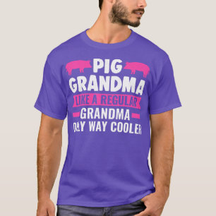 T-shirt Petite-mère de porc comme une ferme de grand-mère