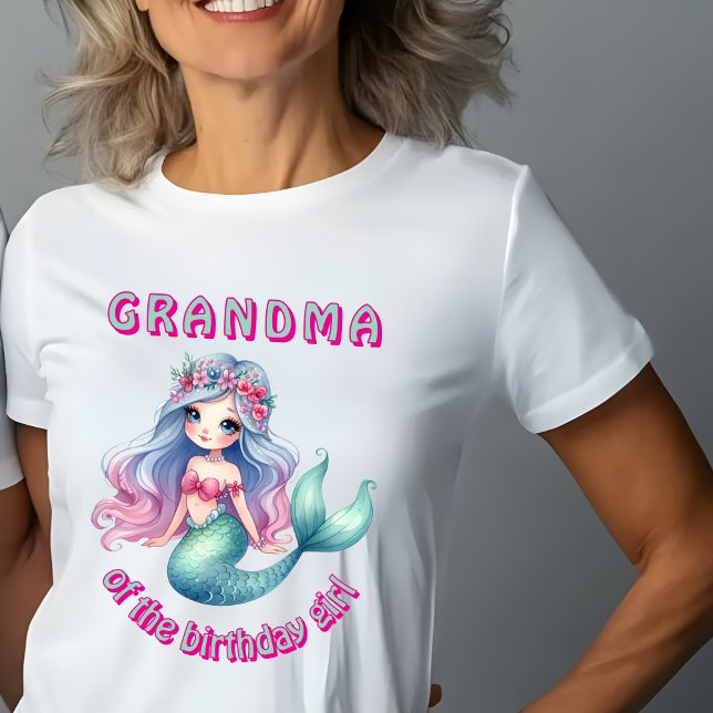 T-shirt Petite mère de sirène sur mesure de la fille d'ann (Créateur téléchargé)