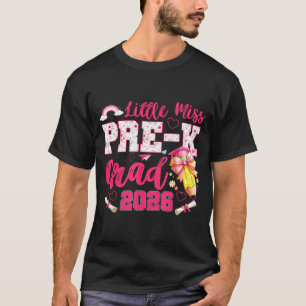 T-shirt Petite miss diplômée de maternelle 2026 coquette p