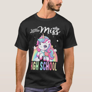 T-shirt Petite Miss Lycée Retour À L'École Filles Lycée