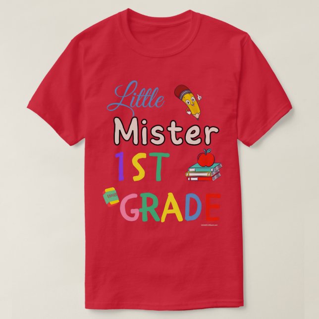 T-shirt Petite Mister 1ère élève de première année (Design devant)