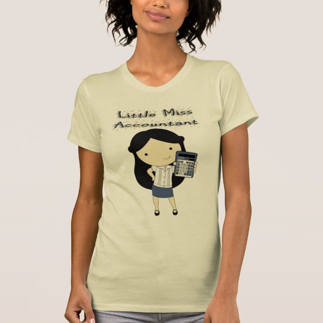 T-shirt Petite Mlle Accountant (Devant)