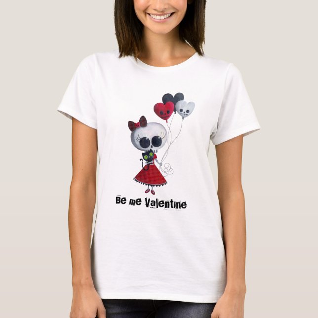 T-shirt Petite Mlle Death Valentine (Devant)