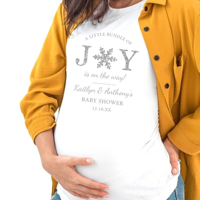T-shirt Petite Offre De Joie Baby shower De Noël (Créateur téléchargé)