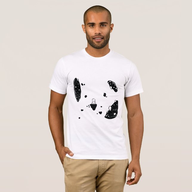 T-shirt Petite pièce en t de Bouddha (Devant entier)