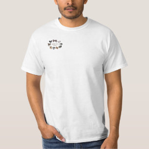T-shirt Petite pièce en t de rondin de PHR