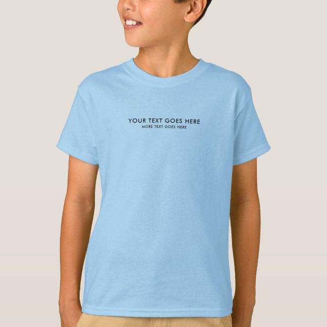 T-shirt Petite police Modèle Enfants Garçons Moderne Bleu  (Devant)