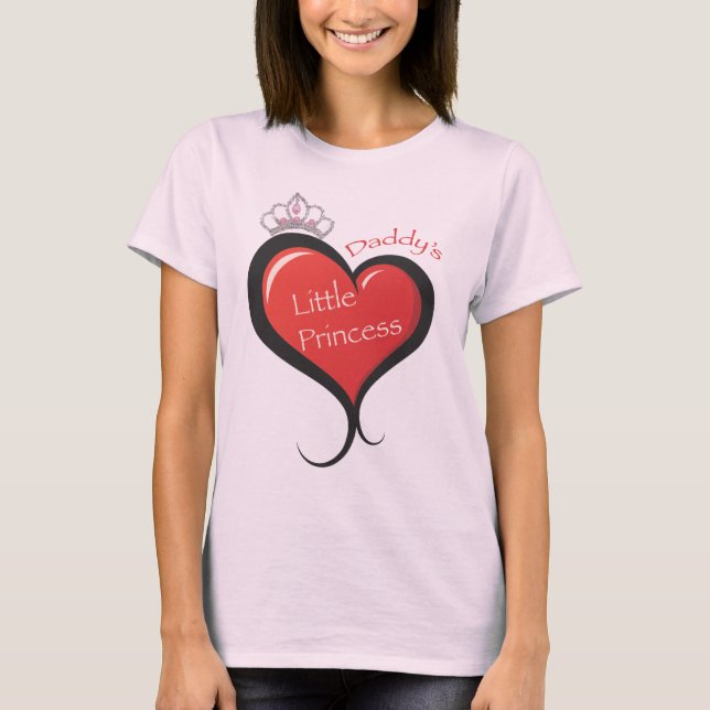 T-shirt Petite princesse de Daddys (Devant)