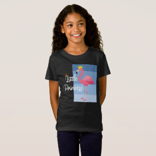 T-Shirt Petite princesse Flamant rose rose - Fille's Fine