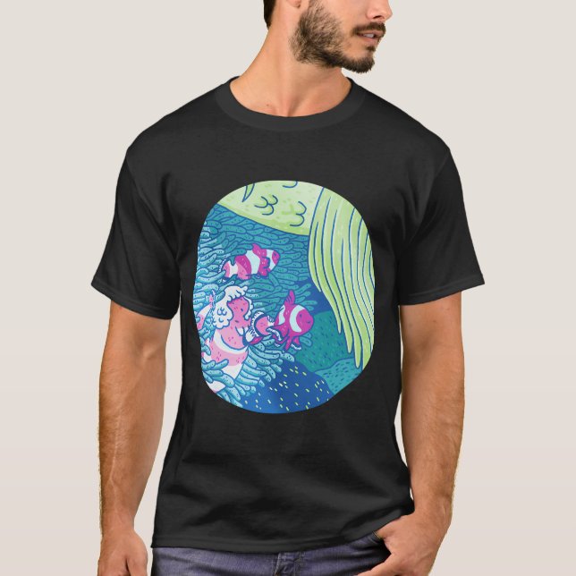 T-shirt petite sirène (Devant)