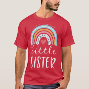 T-shirt Petite Soeur Cadeaux Famille frère Arc en ciel Gra