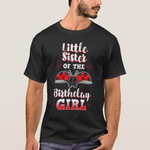 T-shirt Petite Soeur De La Fille D'Anniversaire Ladybug An