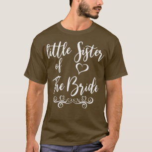 T-shirt Petite sœur de la mariée et du marié, tenue de mar