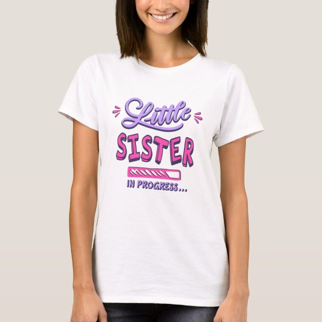 T-shirt Petite soeur en cours (Devant)