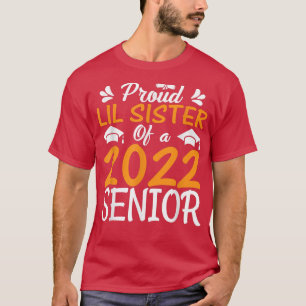 T-shirt Petite sœur fière d'une promotion de diplômés de 2
