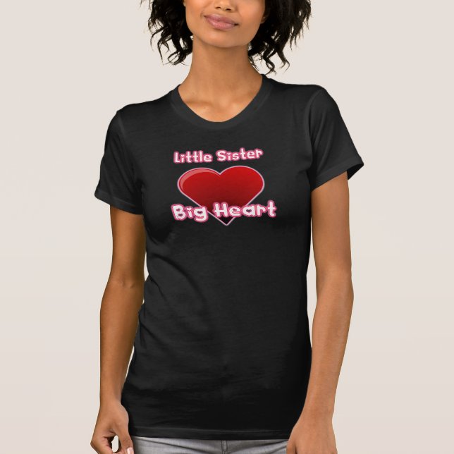T-shirt Petite soeur, grand coeur (Devant)