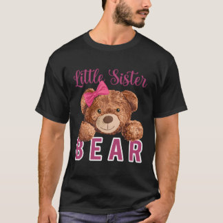 T-shirt Petite Soeur Ours Frère Cadeau Mignonne Ours Teddy