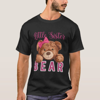 T-shirt Petite Soeur Ours Frère Cadeau Mignonne Ours Teddy